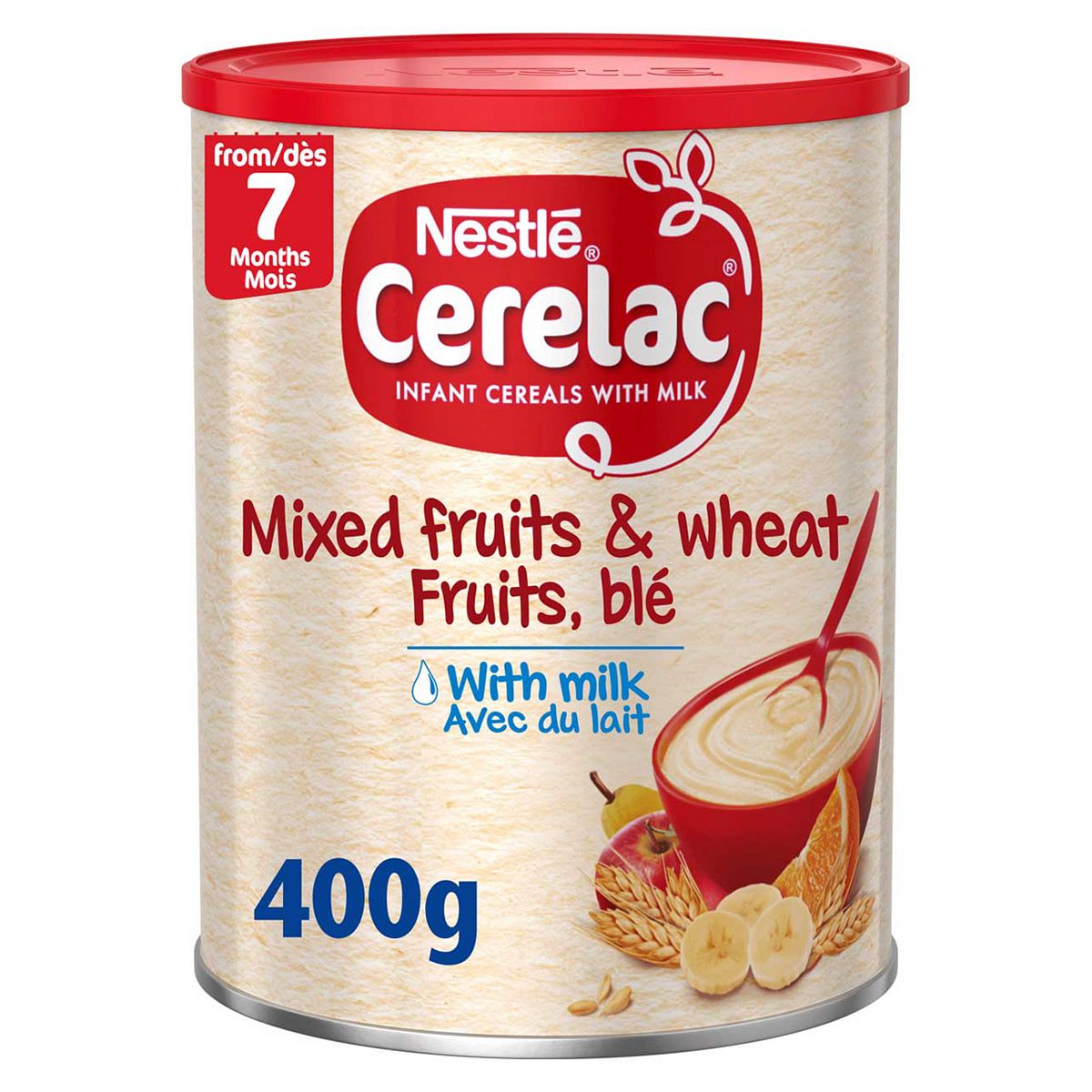 Cerelac Mixed Fruits & Wheat Fruits, Blé with Milk from 7 Months 400g GOODS Boots   