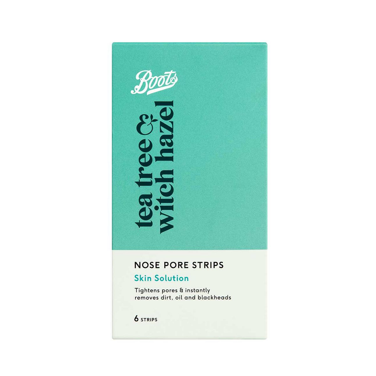 Boots Tea Tree & Witch Hazel Nose Pore Strips 6 Strips GOODS Boots   