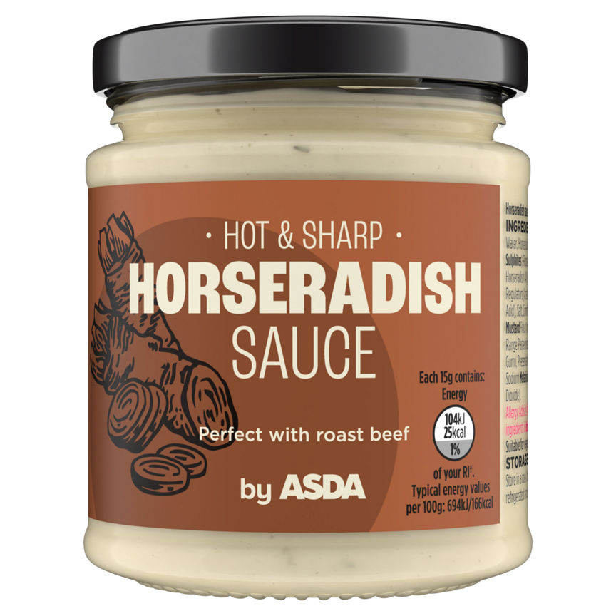 ASDA Horseradish Sauce 180g GOODS ASDA   