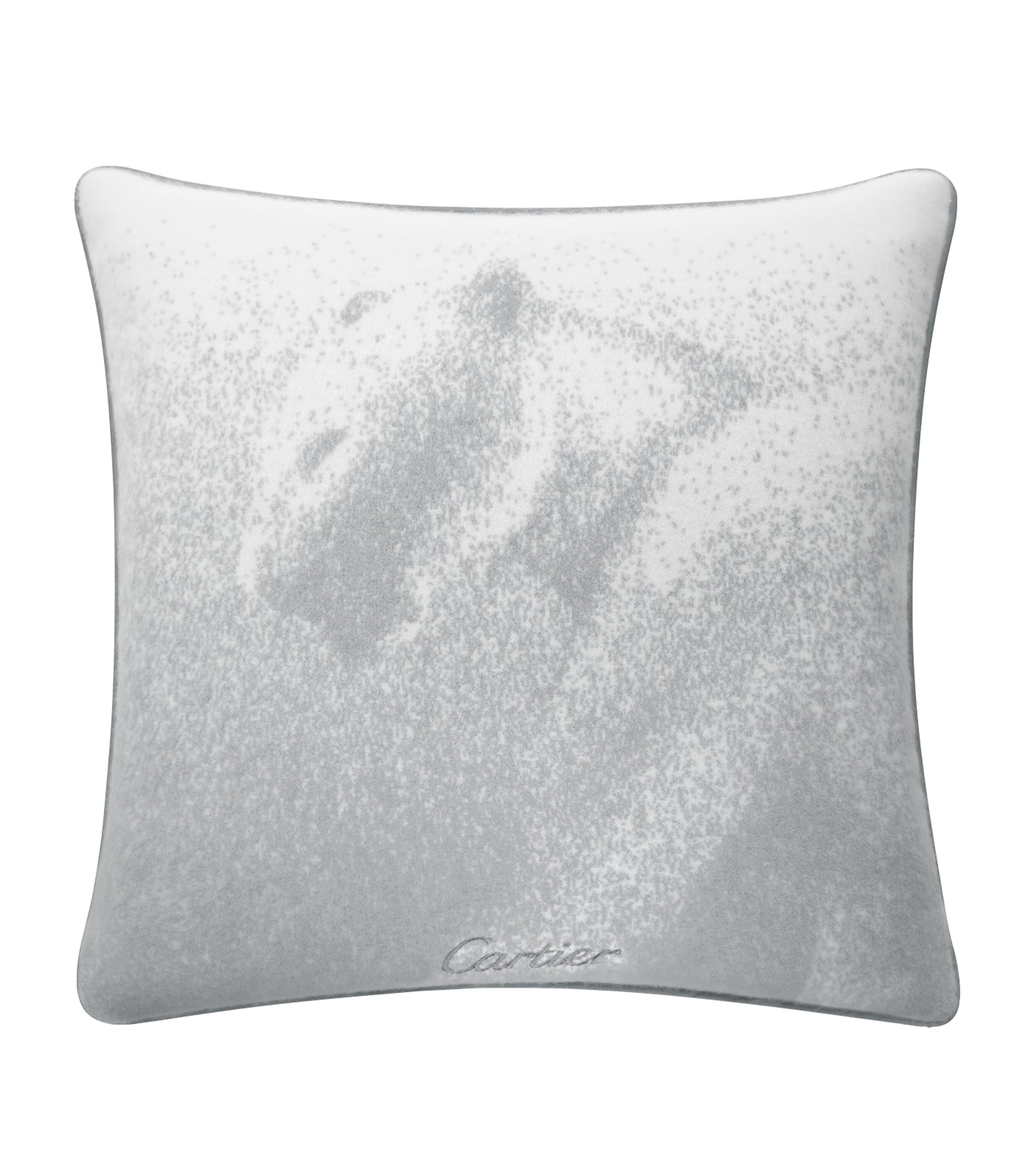 Cartier cashmere animal print cushion 50cm x 50cm - British product