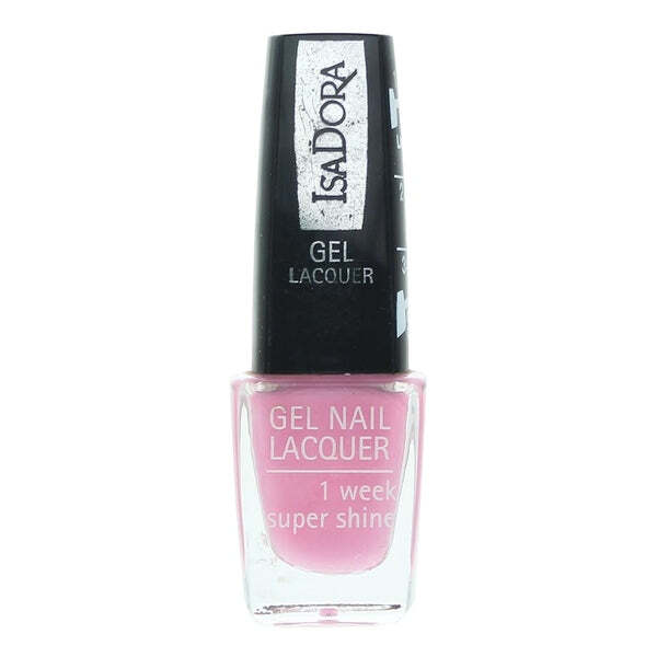 Isadora Gel Nail Lacquer 222 Pink Bomb 6ml, imported from the UK
