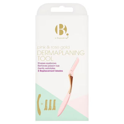 Superdrug B Dermaplaning Tool med erstatningsblader Ansiktspeeling