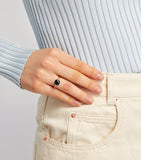 Pomellato Nudo Petit London blue topaz ring, imported from the UK