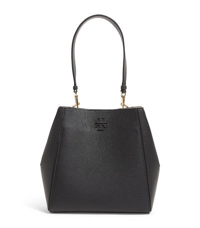 Harrods Tory Burch Small Leather McGraw Bucket Bag- Buy online at McGrocer