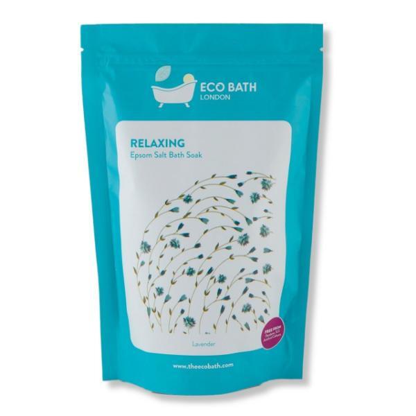 Eco Bath lavender Epsom salt bath soak 1kg (British brand)