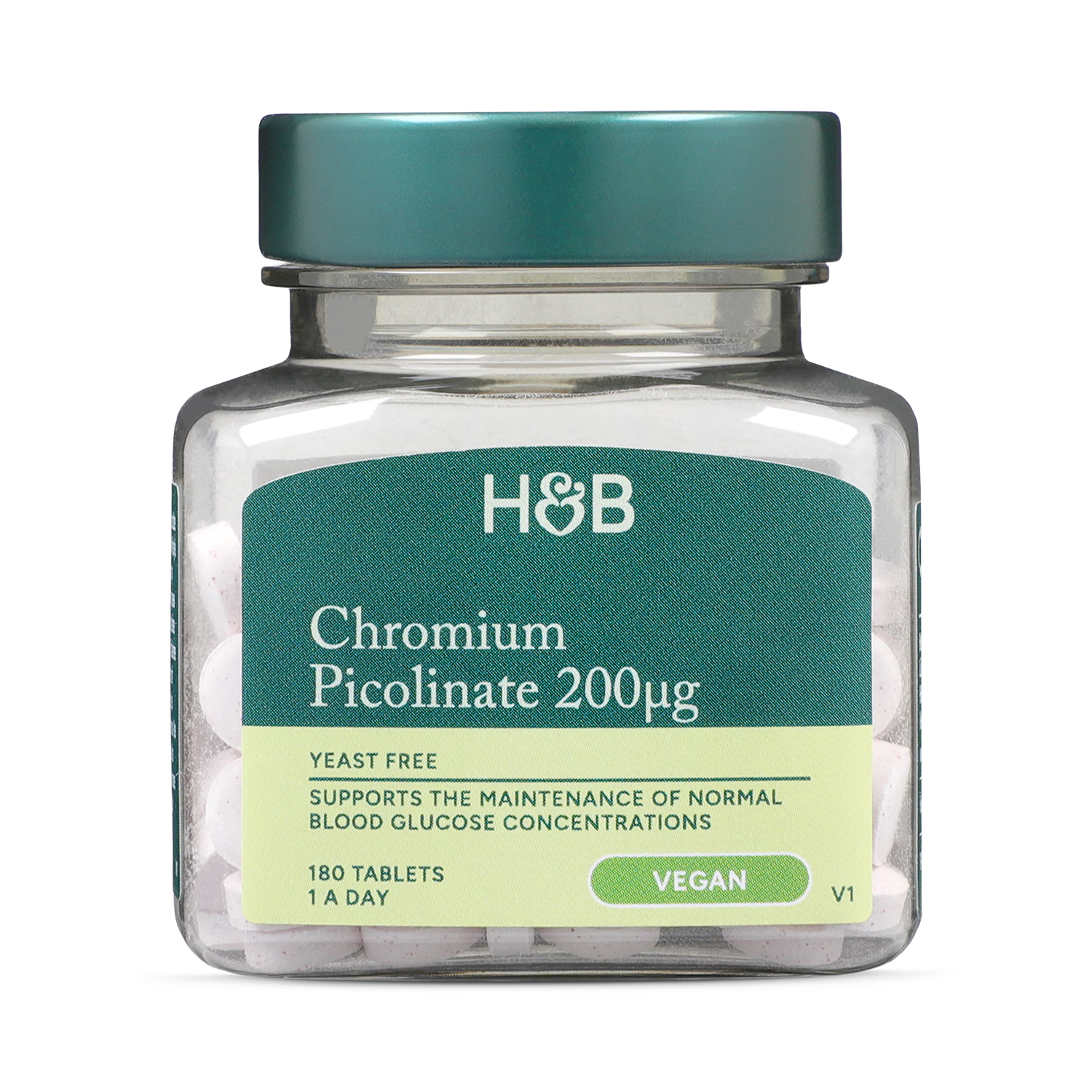 Holland & Barrett Chromium 200ug 180 Tablets, UK version