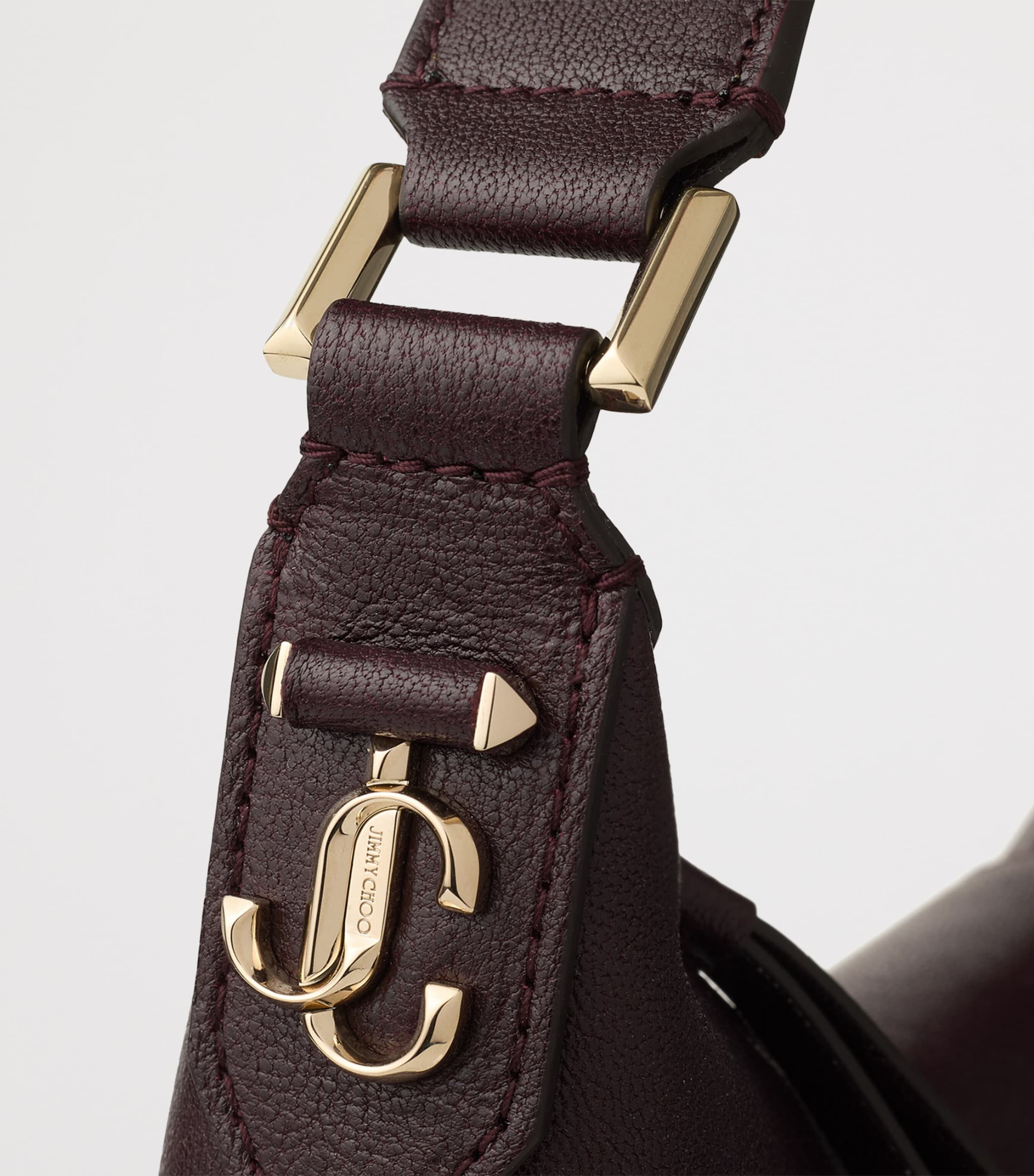 Jimmy Choo Small Bar leather shoulder bag (British brand)