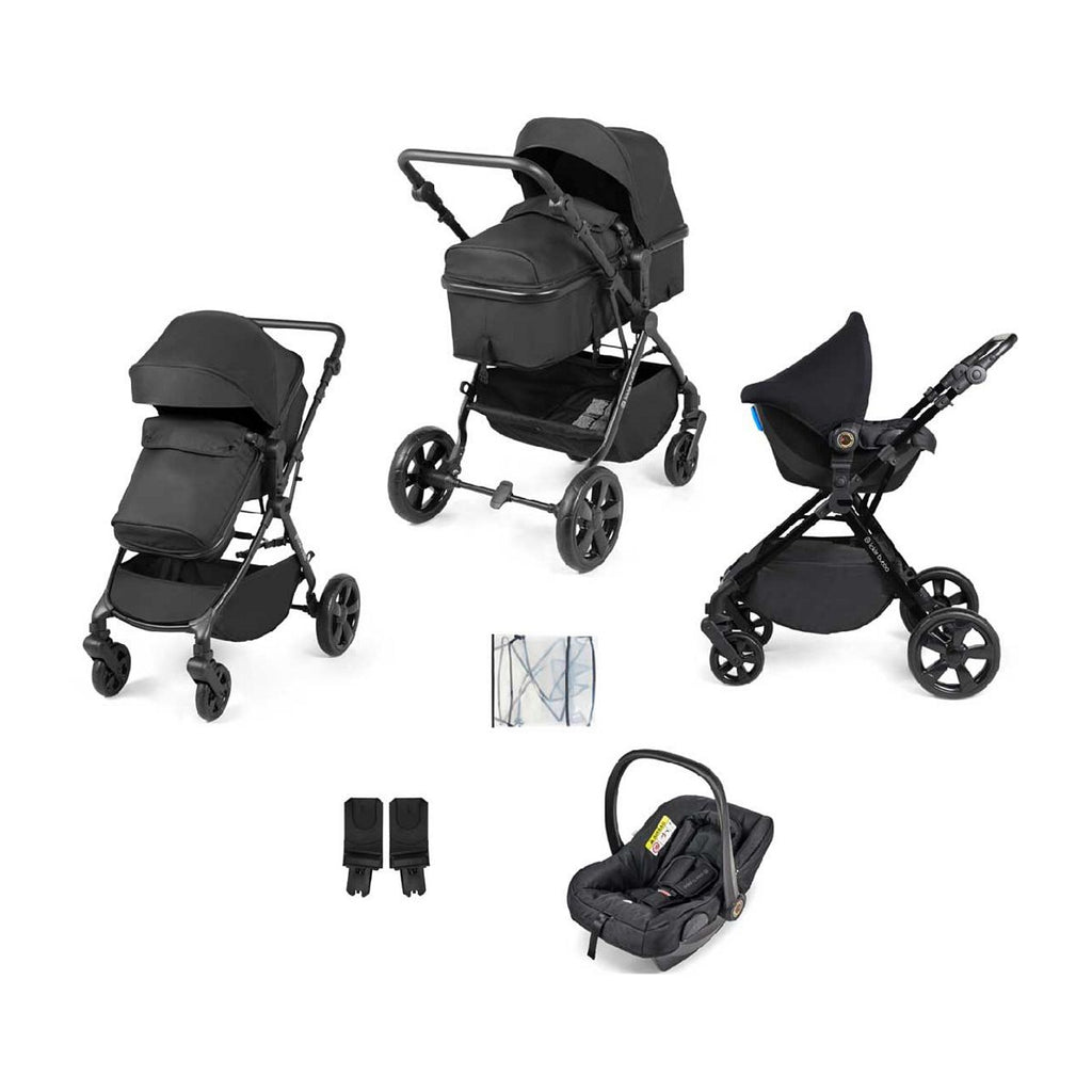 Ickle Bubba Comet 3-in-1 Travel System Black/Black/Black/ Pack Size 1