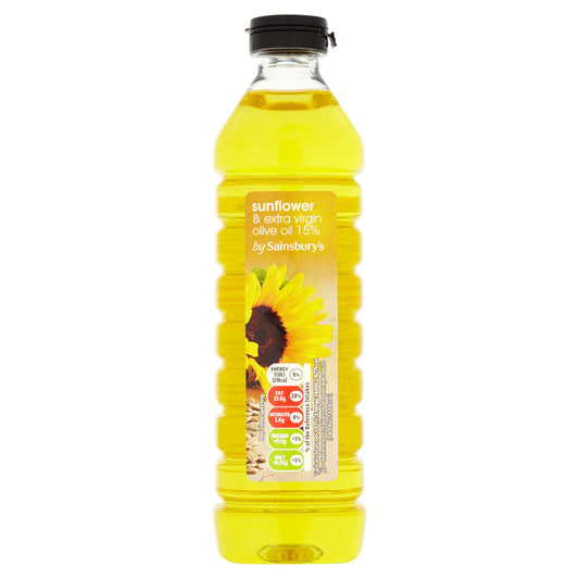 Sainsbury’s Sunflower & Extra Virgin Olive Oil 500ml oils Sainsburys   