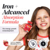 Novomins kids iron strawberry gummies 30, UK version
