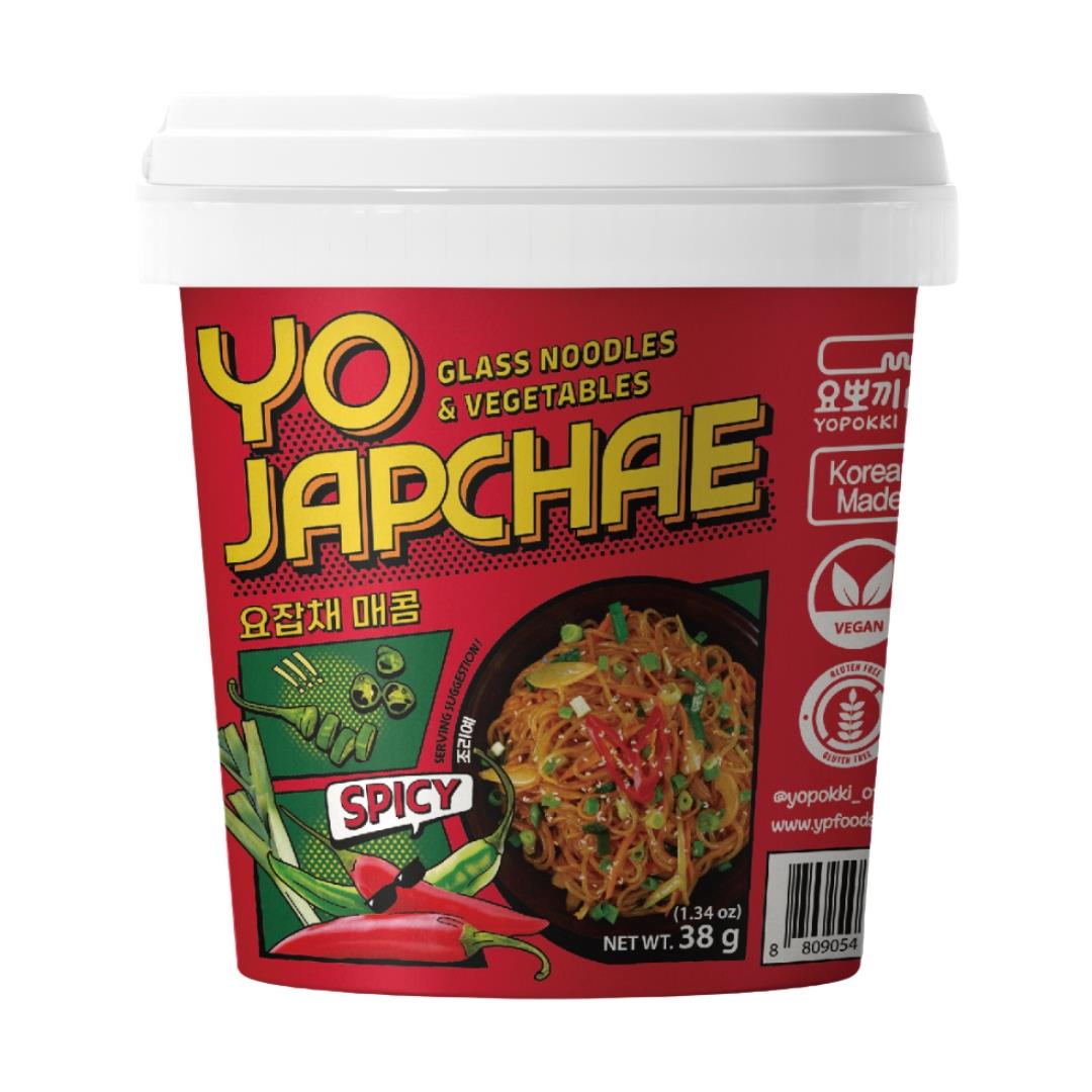 Young Poong Yojapchae spicy glass noodle cup with vegetables, UK version