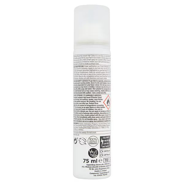 Superdrug Pick & Mix Pastel Purple Hair Colour Spray 75ml, imported from the UK