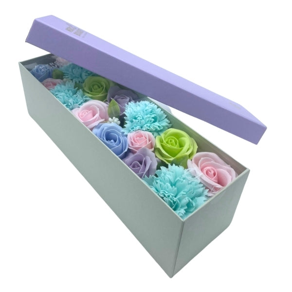 Merci Boutique Blue Dream soap bouquet long box (British brand)