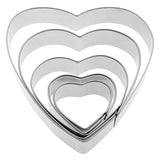 Sainsbury's Home 5Pk Heart Cookie Cutter bakeware Sainsburys   