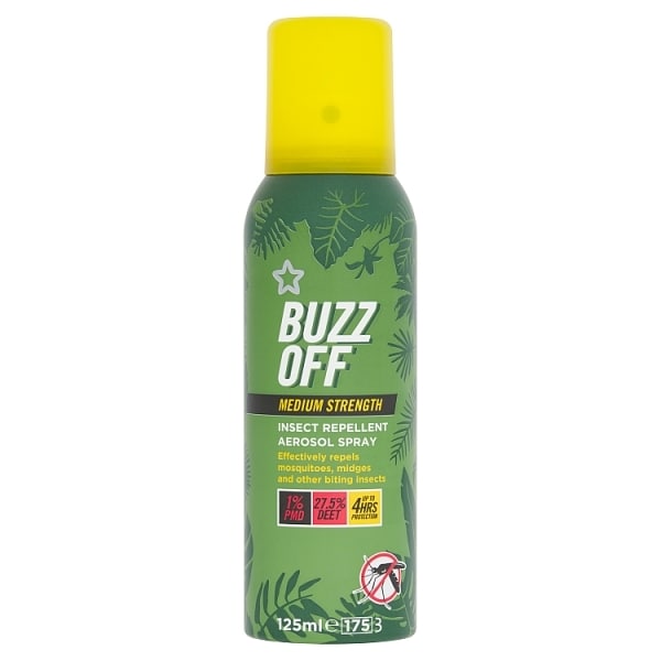 Superdrug Buzz Off Medium Strength Insect Repellent 125ml GOODS Superdrug   