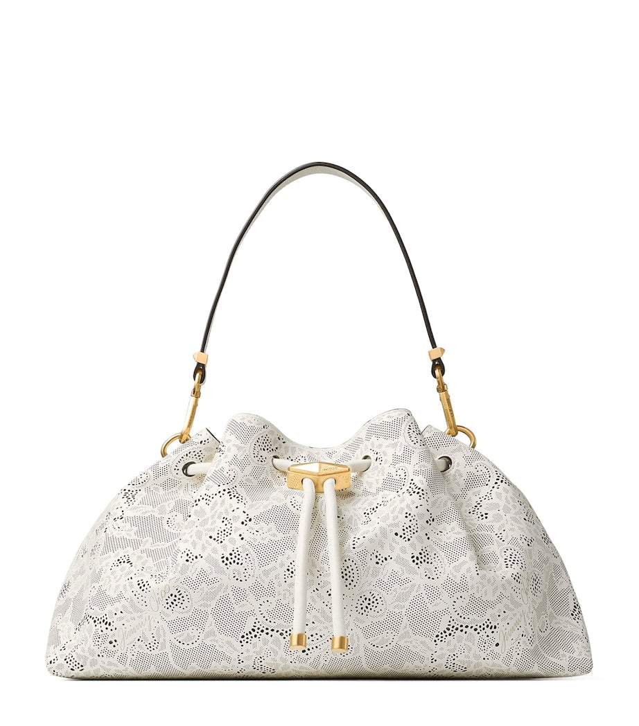 Jimmy Choo medium Cinch leather shoulder bag - British product
