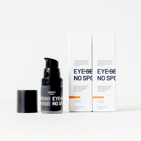 Veoli Botanica brightening serum for dark circles 15ml, imported from the UK