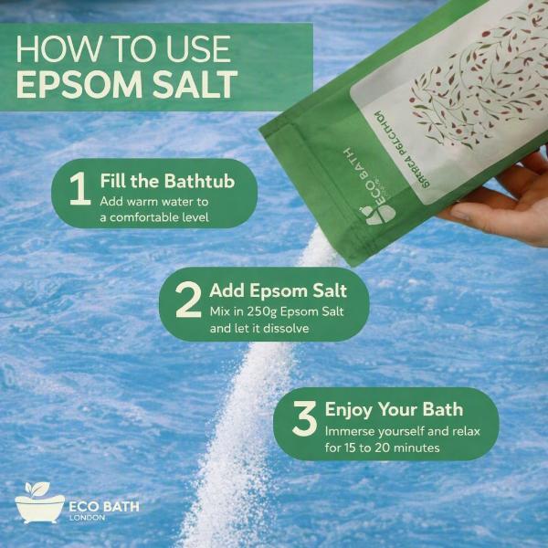 Eco Bath Epsom Salt Bath Soak 1kg - British product