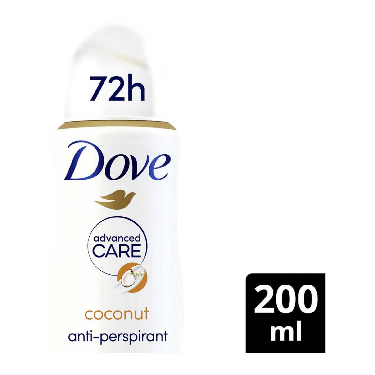 Dove Advanced Care Coconut & Jasmine Anti-Perspirant Deodorant Spray with plant based moisturiser for 72hour protection 200ml GOODS Boots   