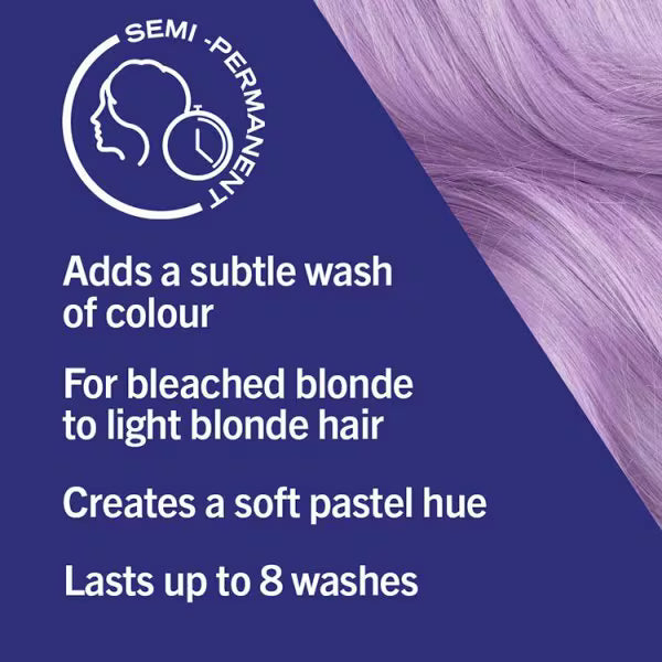 DNR LIVE purple hair dye lilac crush - British product
