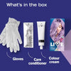 DNR LIVE purple hair dye lilac crush - British product