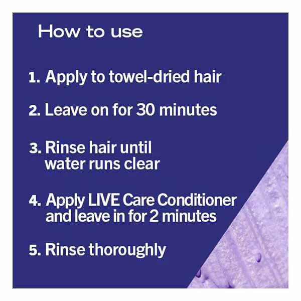 DNR LIVE purple hair dye lilac crush - British product