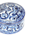 Dolce&Gabbana Casa porcelain Blu Mediterraneo trinket box - British product