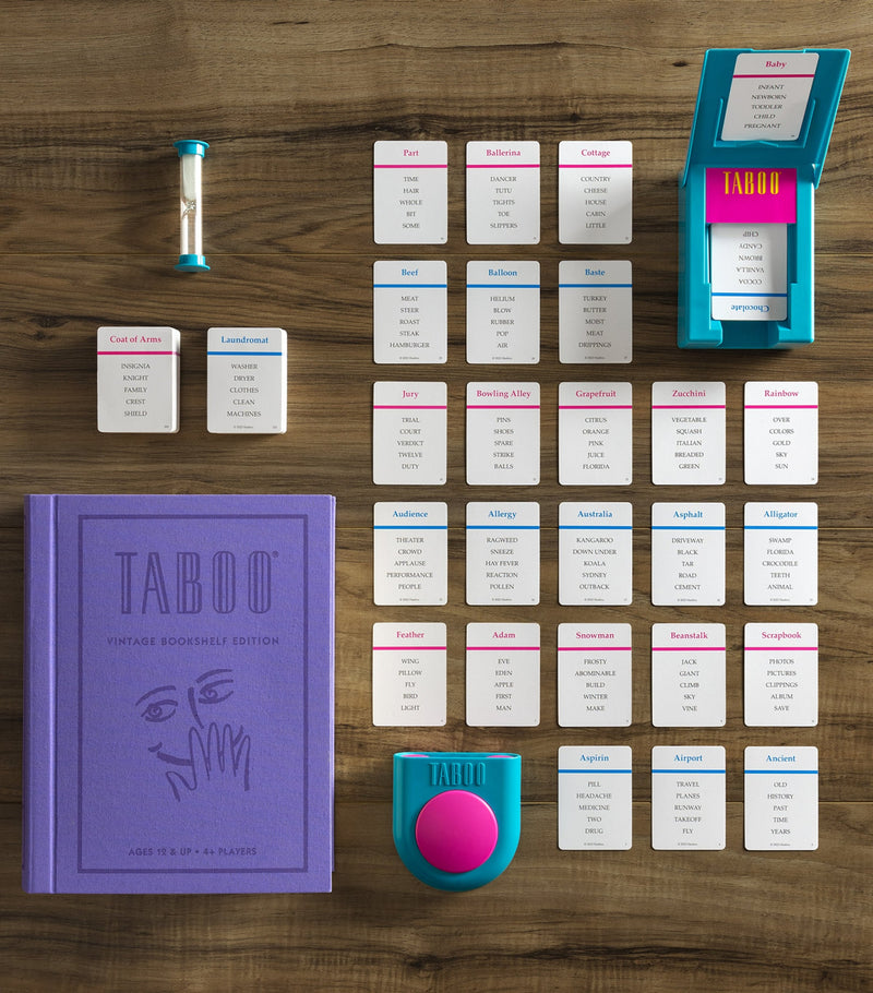 Taboo Vintage Bookshelf board game (British brand)