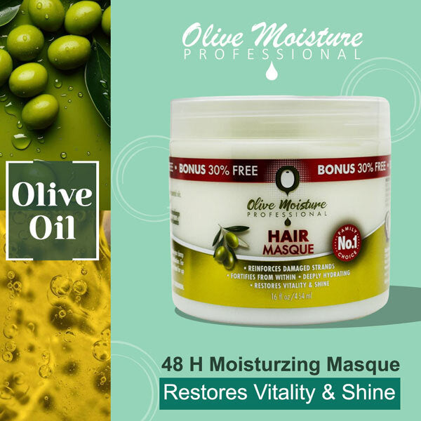 Hair masque Olive Moisture Professional (British brand)