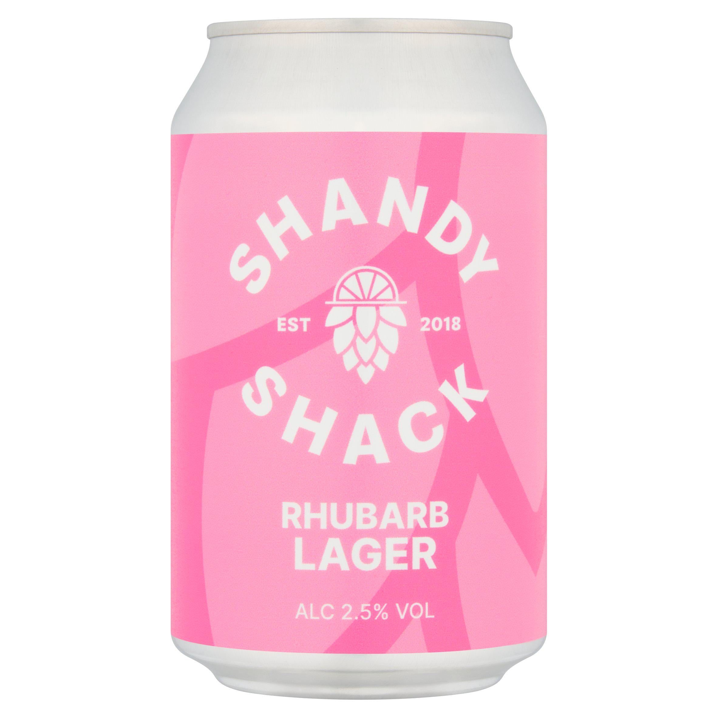 Shandy Shack Rhubarb Lager 330ml GOODS Sainsburys   