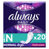 Always Dailies Normal To Go Panty Liners Fresh x20 GOODS Boots   