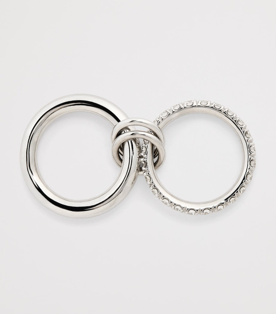 Spinelli Kilcollin Virgo zodiac ring 18k white gold (British brand)