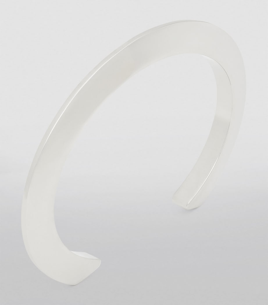 Saint Laurent peaked cuff bracelets gold and silver set, UK version