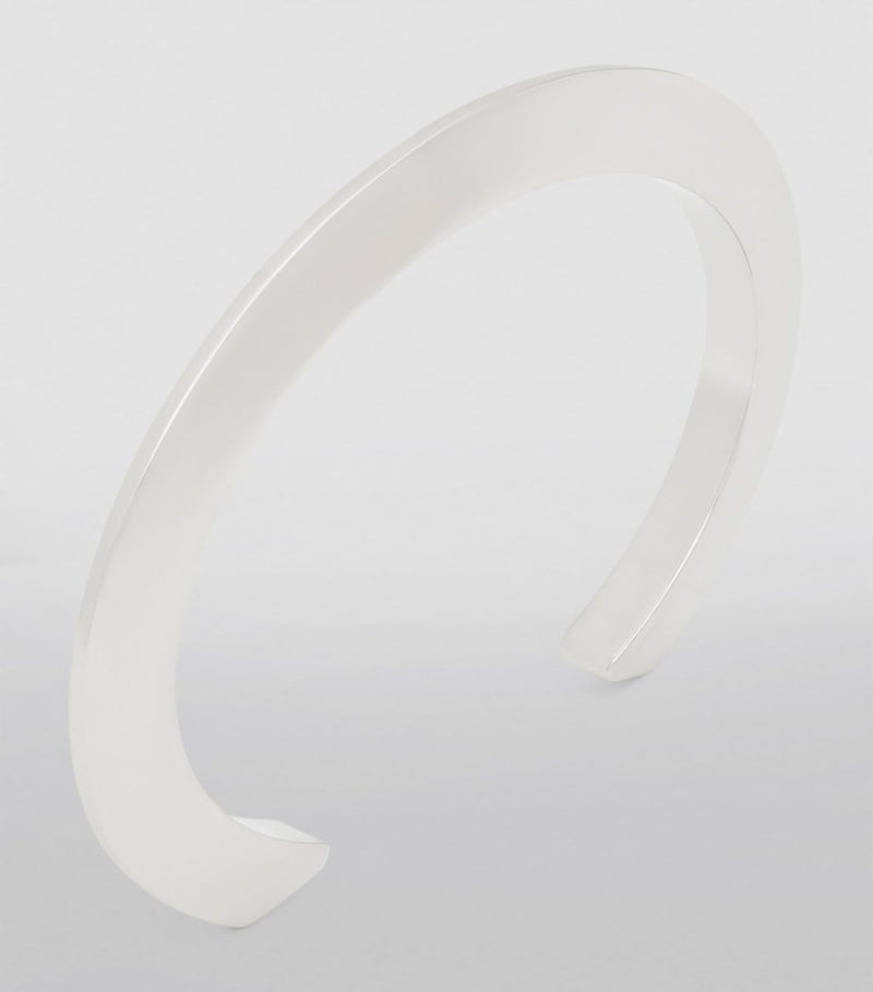 Saint Laurent peaked cuff bracelets gold and silver set, UK version