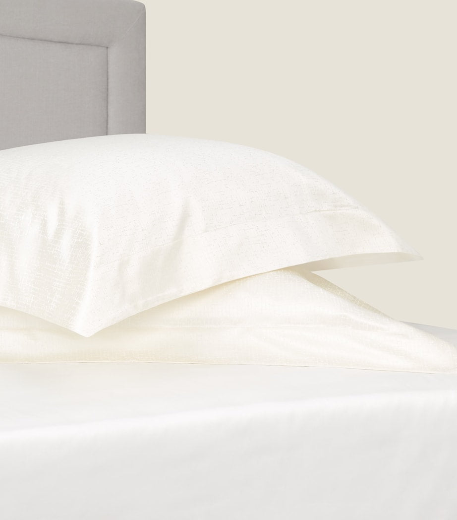 Frette Glowing Weave cushion cover 65cm x 65cm - British product