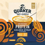 Quaker Oat So Simple Protein Golden Syrup Porridge Sachets Cereal   8 per pack Cereals M&S   