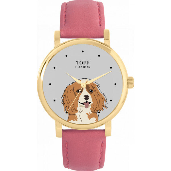 Toff London grey dog head watch 38mm, imported from the UK
