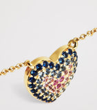 Emily P. Wheeler Lucy necklace with sapphire heart, imported from UK
