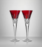 Waterford Lismore crystal champagne flutes set of 2 170ml (British brand)