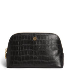 Harrods small croc-embossed leather cosmetics bag, UK version