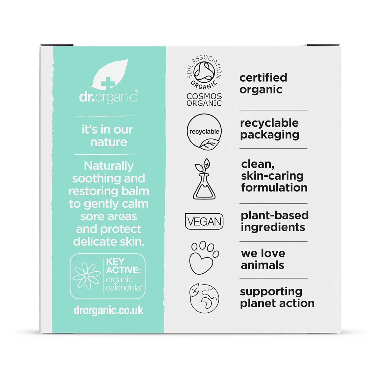 Dr Organic baby bum balm 35g (British brand)