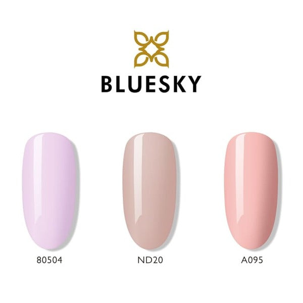 Bluesky gel polish set natural nudes 5ml - British product