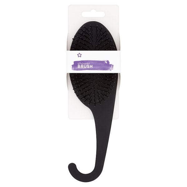 Superdrug Shower Hair Brush Black