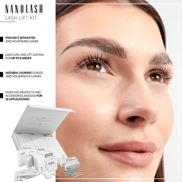 Nanolash lash lift kit with silicone rods, UK version