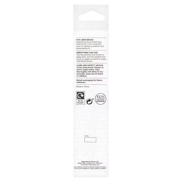 Superdrug Dual Ended Eye Liner Brush (British brand)