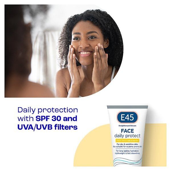 E45 Daily Protect Face Moisturiser Spf30 For Dry Skin 50Ml GOODS Superdrug   