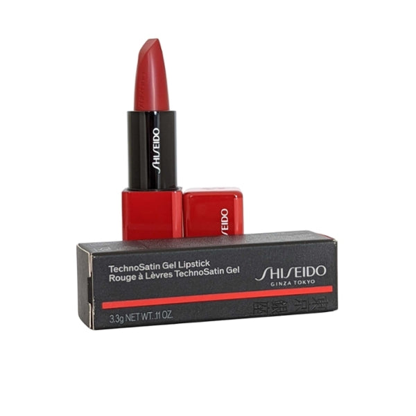 Shiseido Technosatin Gel Lipstick Red Shift #416 3.3g (British brand)