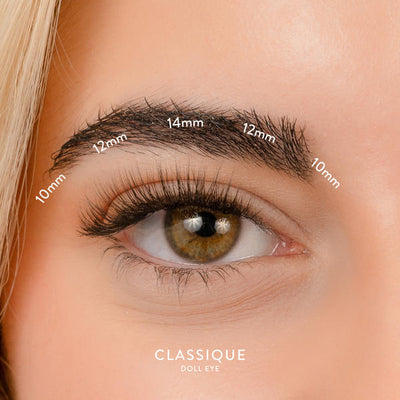 House of Amor Classique Falske Øyevipper D Curl 10mm Kort