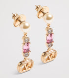 Valentino Garavani Crystal Ovalette earrings in metal (British brand)