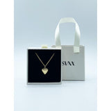 SVNX small heart locket necklace in gold - British product
